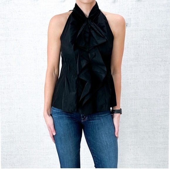 Vince Ruffled Front Top - Picture 2 of 8